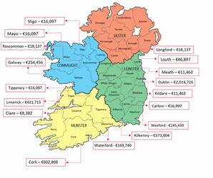 Cumulative Funding Map 2016 - 2022