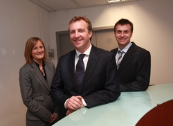 The three founding partners of Centaur: Karen Malone, Ronan Daly & Eric Bertrand