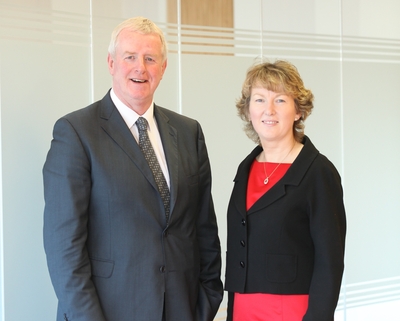 John Moloney, managing director, and Siobhan Talbot, group finance director, Glanbia plc.