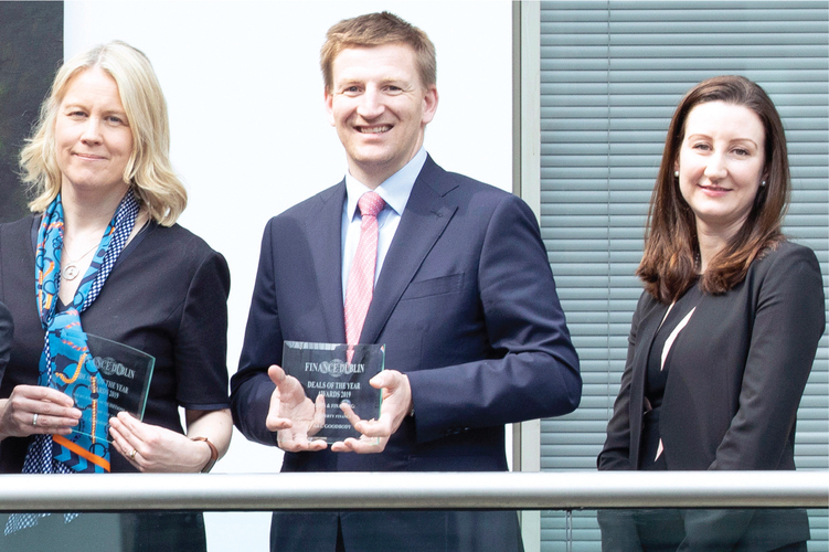 [L-R] Niamh O'Sullivan, Head of Commercial Property; Charlie Carroll, Partner, Corporate and M&A; Amelia O'Beirne, Partner, Tax of A&L Goodbody